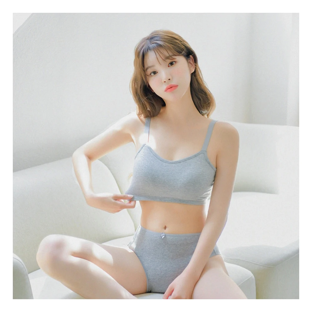 Hot Selling Underwear Woman NO-Wire FUSING MOLD BRA Inner Wear Popular Products Cotton Material For All Seasons