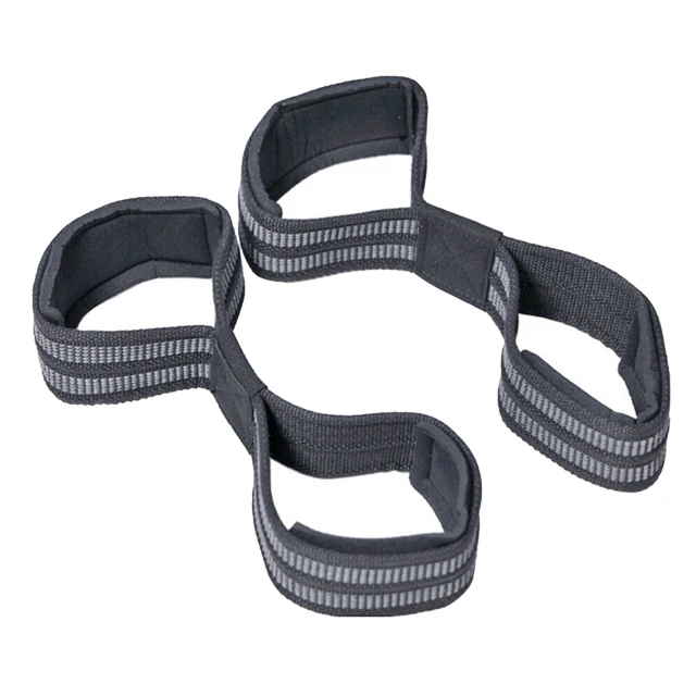 Weightlifting Figure Eight Straps Fitness Lifting Straps For Power lifting Hot Sale Weight lifting Figure Eight Straps