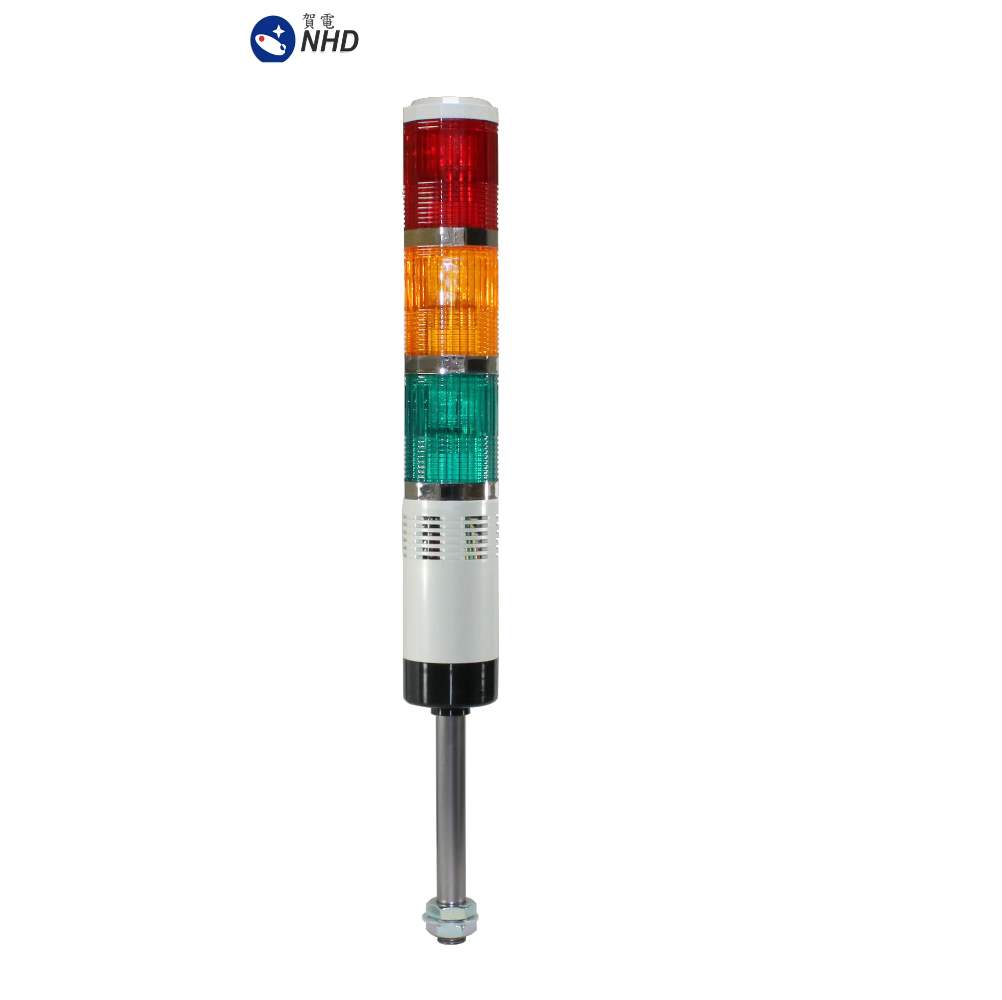 NTL-N Tower Lamp Tube mounting 3 tiers , Red Orange Green , AC/DC 24V , AC100~120V , AC220V~240V