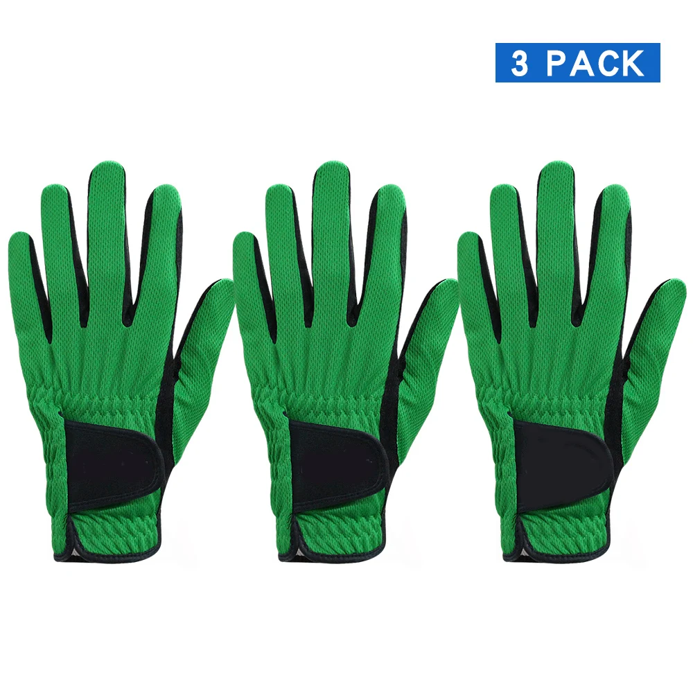 Soft Pu Leather Mens Golf Gloves with Ball Marker Cabretta Golf Gloves All Weather Customized High Quality Gloves