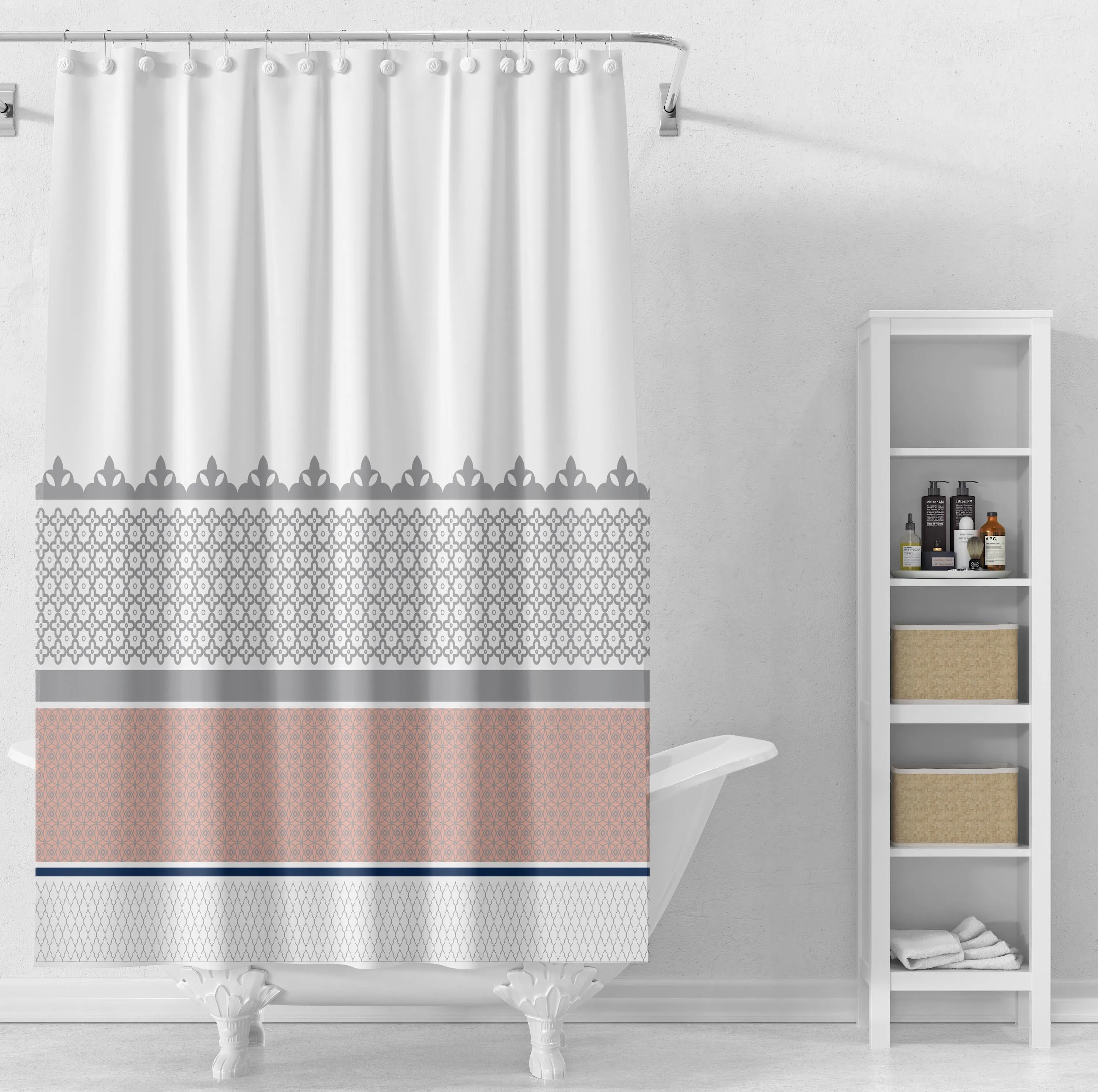 PEVA Bathroom Curtain Waterproof Room Partition Curtain Simple Shower Curtain