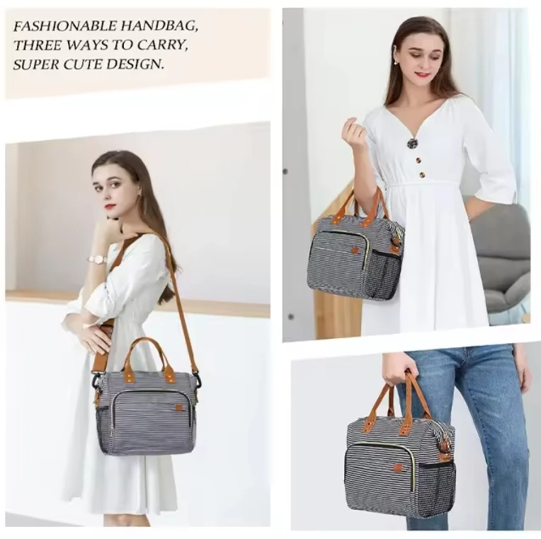 Large Capacity Tote picnic custom cooler bag cooler wine Insulated Office bag food picnic camping cooler lunch bag