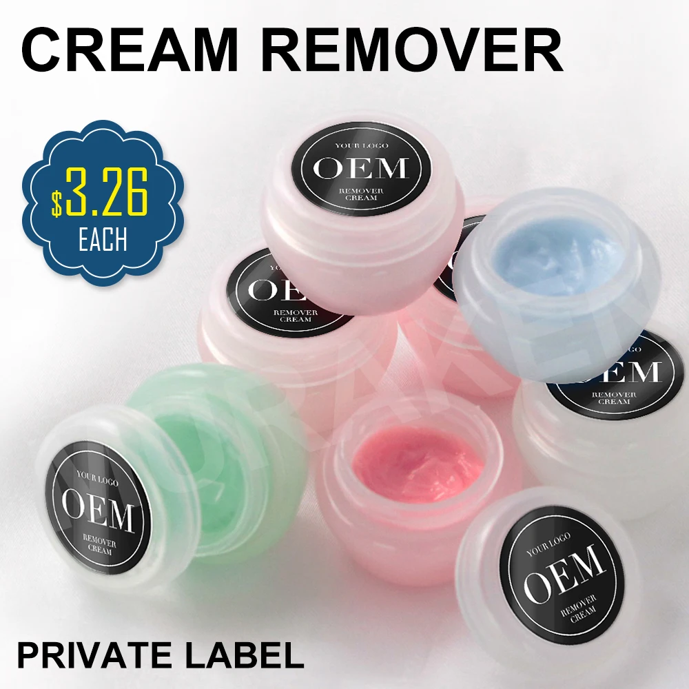OEM Eyelash Lash Private Label Remover Cream Removal for Eyelash Extension 15g