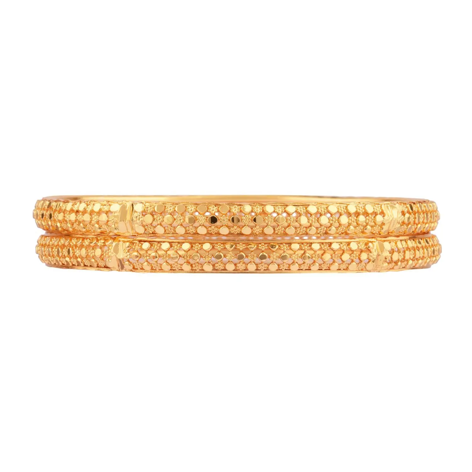 Indian  Manufacturer Jewelery Wholesale Ethnic Designer Gold Plated Engraved Textured Bridal Wedding Bangle Jewellery Set For Wom
