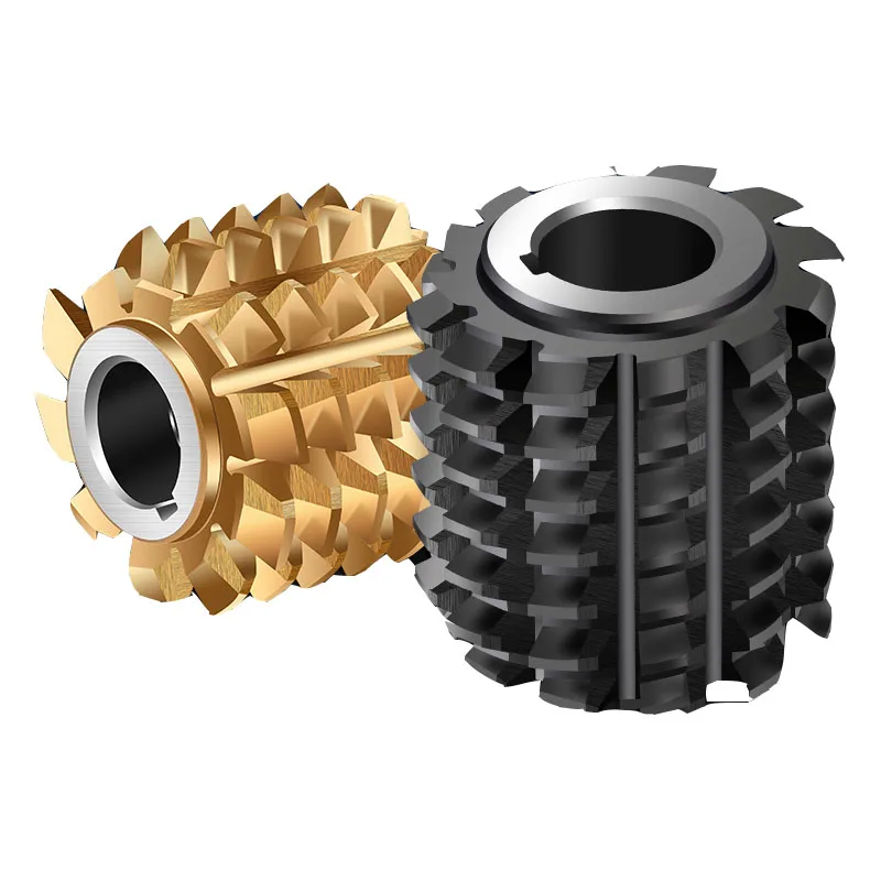 Factory Customized High Speed Gear Hob Cutter with Tin Tian Coating High Quality HSS Gear Hobbing Cutters