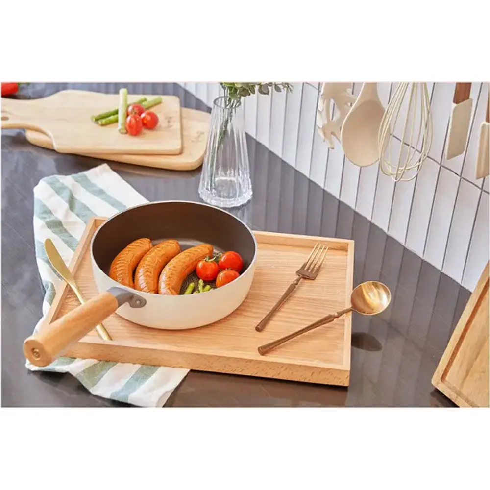 [JINIPAN]KOTRA Fry Pan IH Deep Saute pan 28 Tri Ply Bonded Cookware stainless steel saute pan with Lid Conical Shape