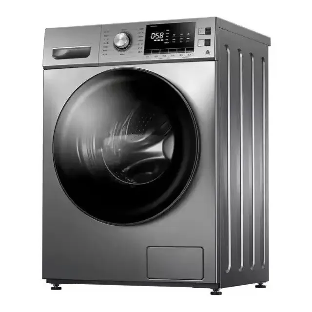 Fast selling Household large capacity intelligent 14kg variable frequency full automatic front load washing machine dry 2 in 1