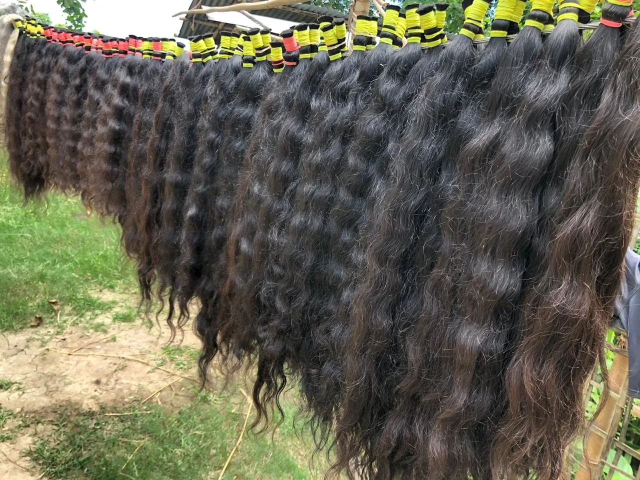 Discount Price!!! Raw Virgin Indian Human Hair Bulk Hair Good Quality Supplier In India by Oriental Hairs