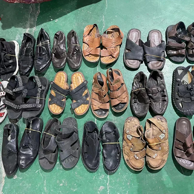 Cut Label Stock Used High Quality Light Breathable Sports Second-hand Shoes Men Running Chunky Used Shoes Stock Wholesale