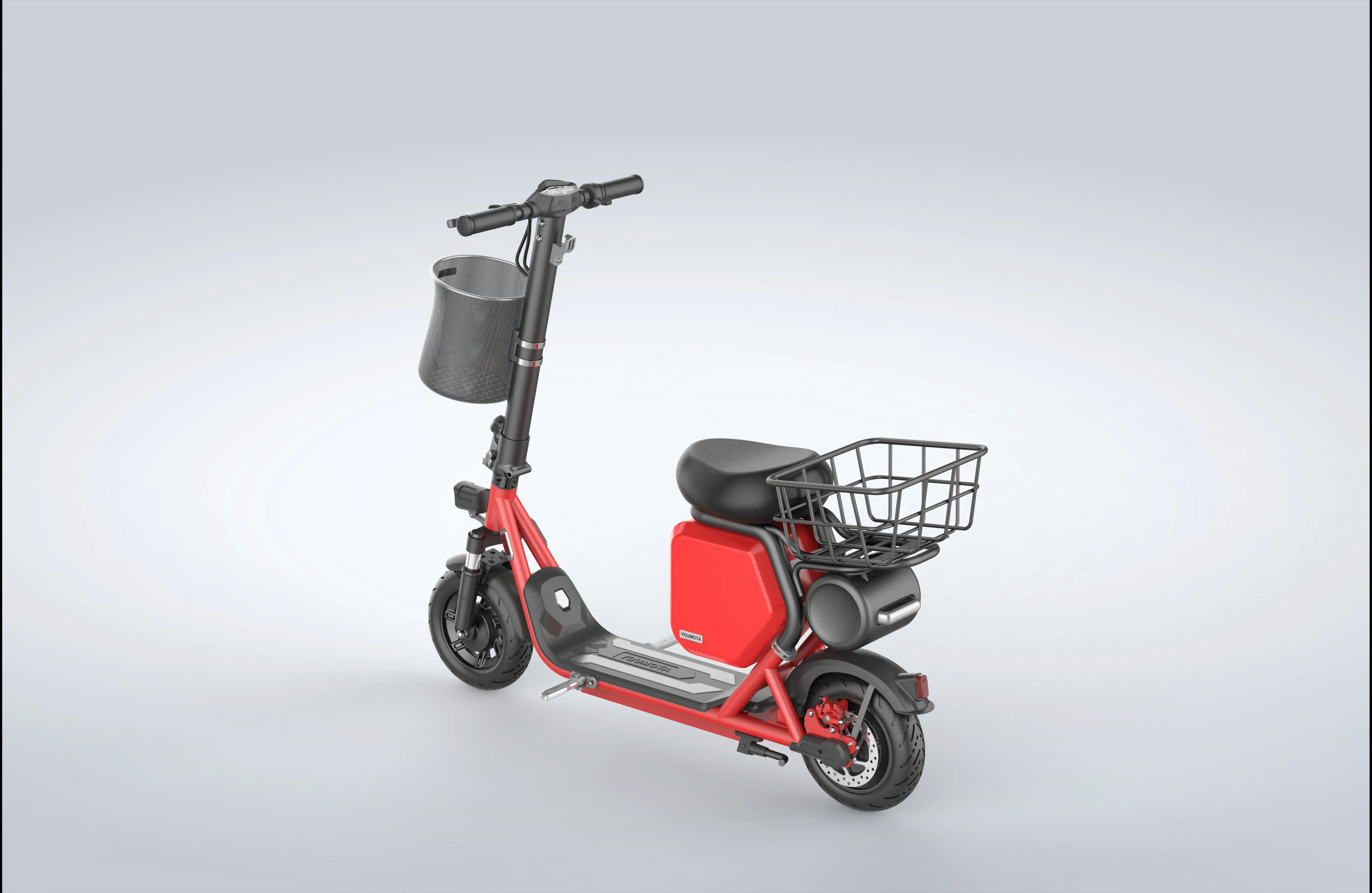 Electric Scooter With Seat Two Wheels OEM Power Time Charging Color 25km/h E-Scooter for adults