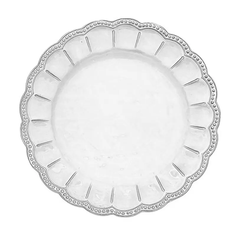 Charger Plate Round Tableware Golden Charger Plate Custom Decorative Metal Charger Plates Shiny Polished Made In India