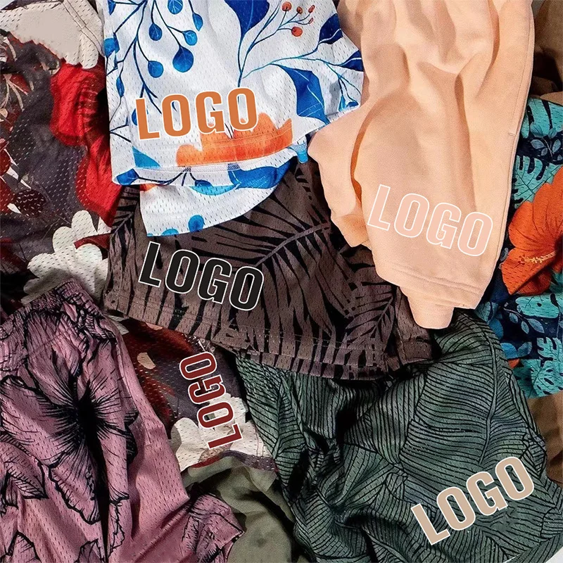 Eric EE Men Cropped Fit Side Pockets Summer Basic Mens Mesh Basketball Shorts Custom For Men