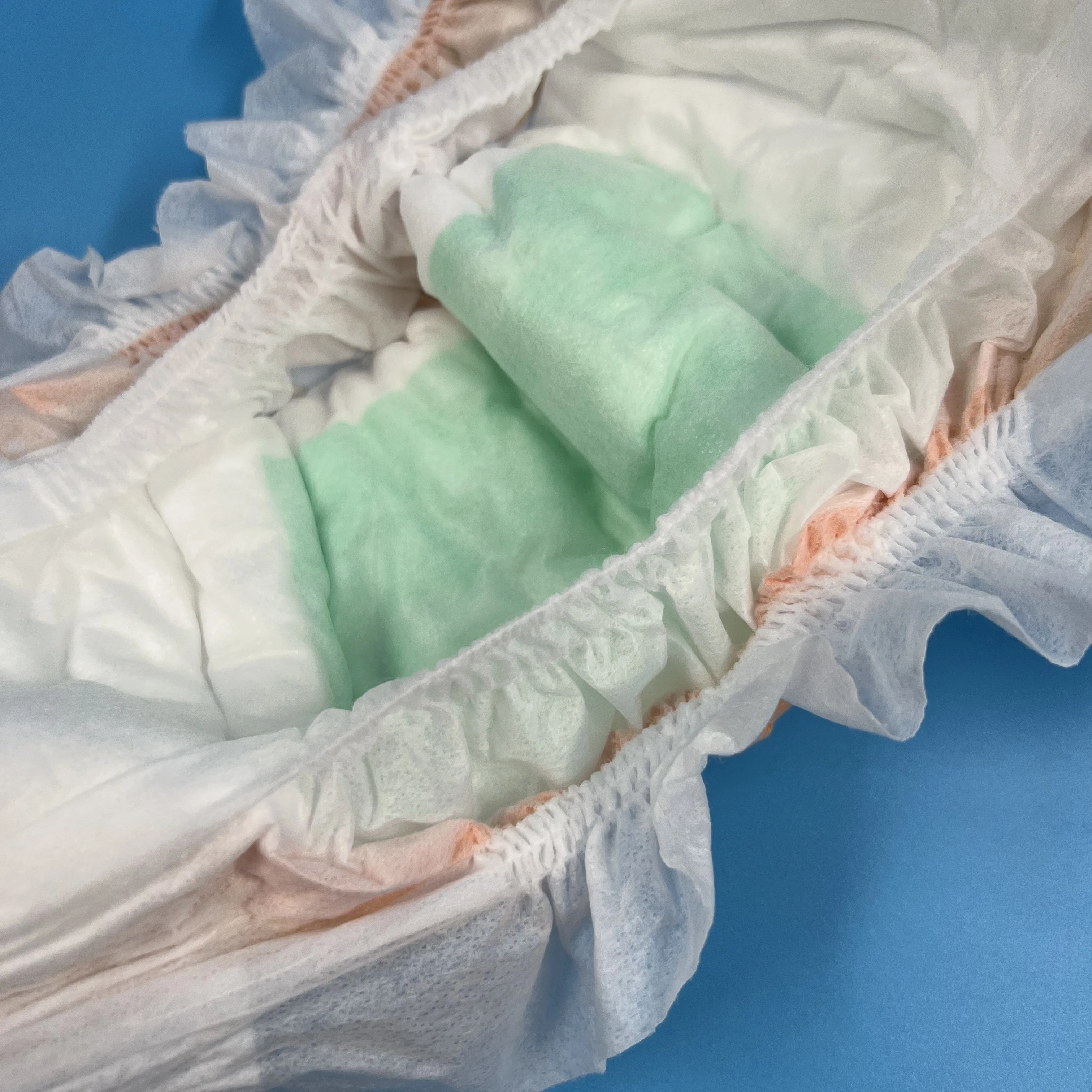 Free sample nonwoven cotton pampered disposable baby diaper in wholesale