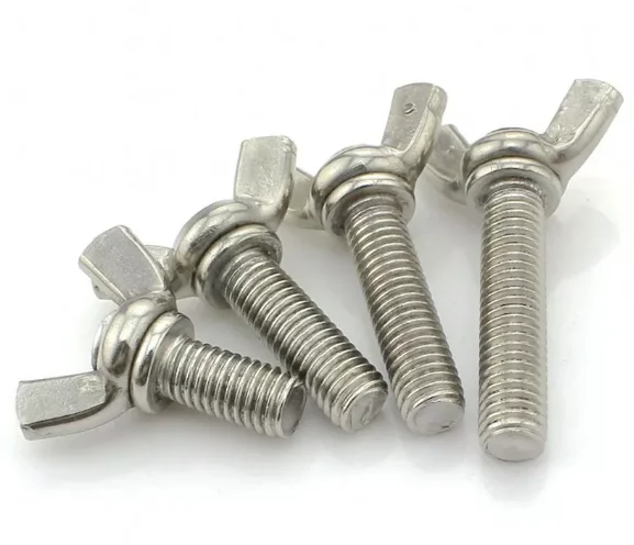 Brass titanium wing m8 m6 nuts bolt butterfly screw
