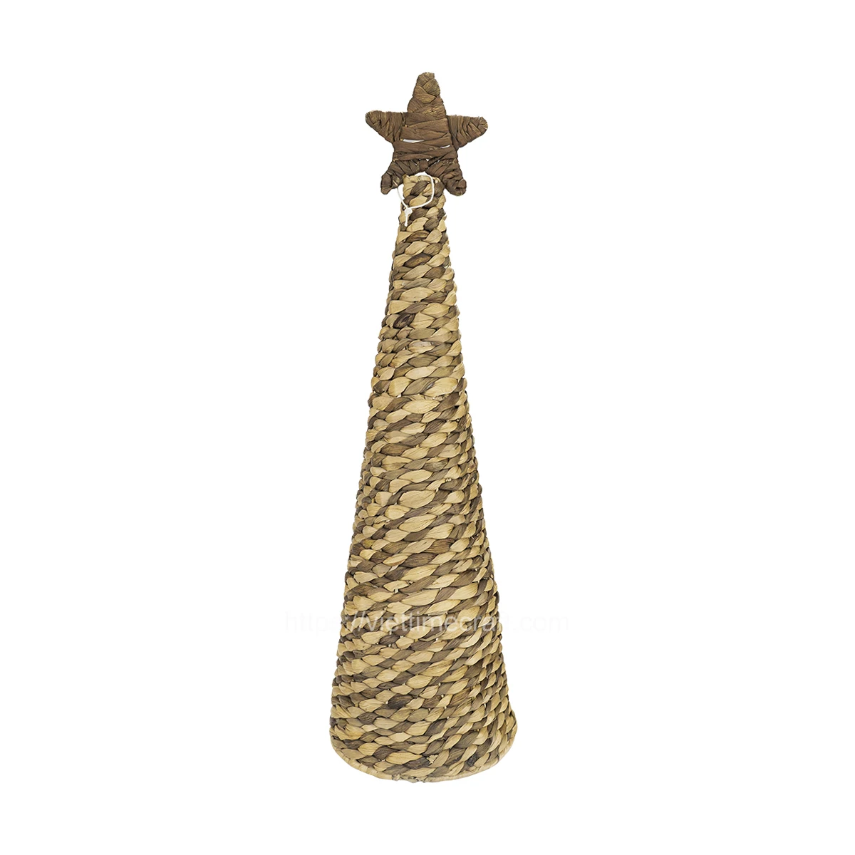 Eco Friendly Naturally Water Hyacinth Christmas Tree Holiday Decoration Hanging Xmas Tree Wholesale