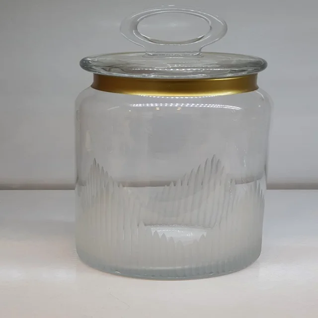 wholesale high quality kitchen product airtight vacuum lid large glass jars with lid new 2024 from turkey