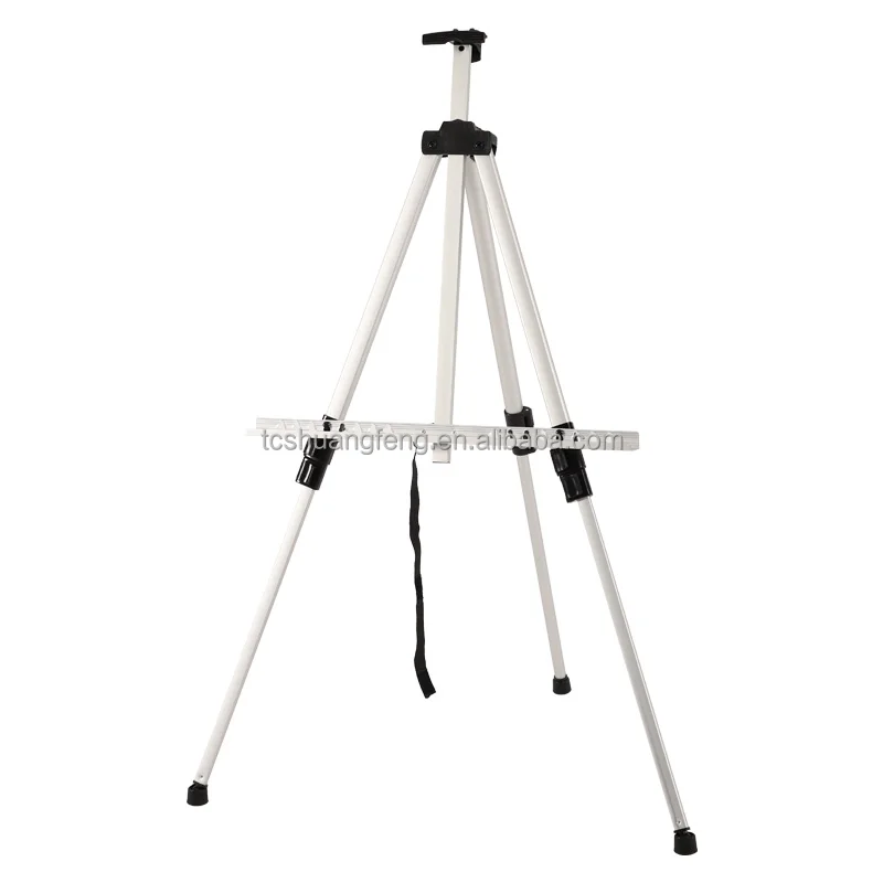 Metal Easel Floor Stand Aluminum Metal Tripod Adjustable Easel for Painting