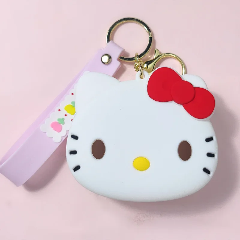 Hello KT Mini silicone coin purse kids cartoon storage bag  kids cute cartoon silicone wallet