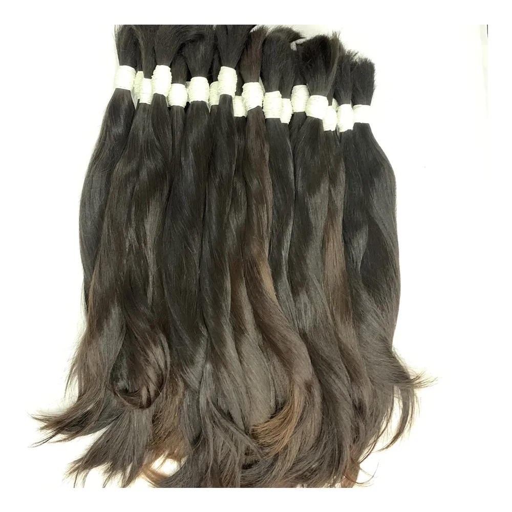 MH TRUST: Best Quality Natural Hair, Bulk Natural Straight Hair Factory price wholesale 100% Human Hair Cheap