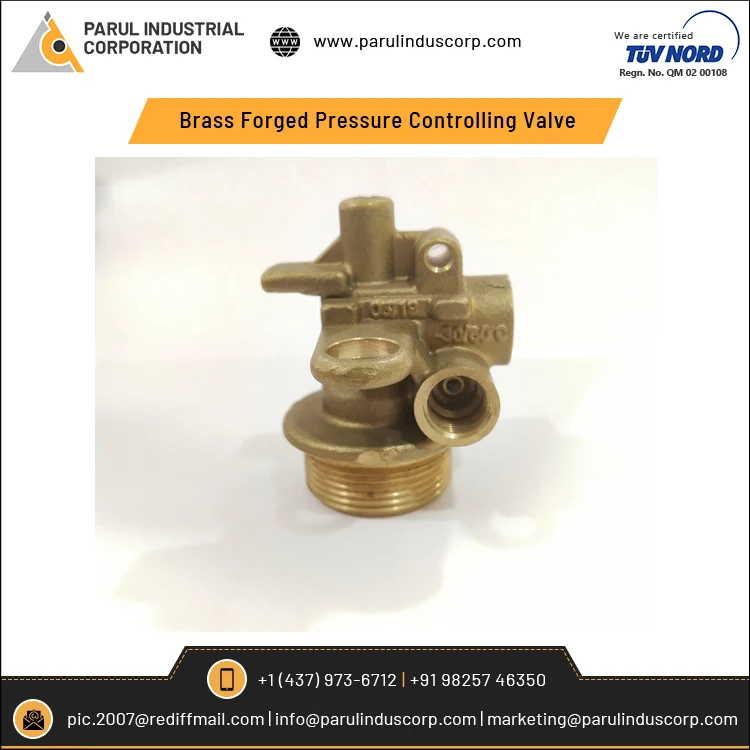 Best Quality Top Selling Customized OEM Brass Forged Pressure Controlling Valve/ Pressure Reducing Valves from India