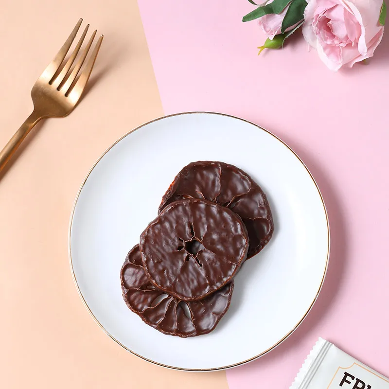 FRUNACK DARK CHOCOLATE(12pcs) made of Korean Jeju Mandarin, dried orange, and dark chocolate