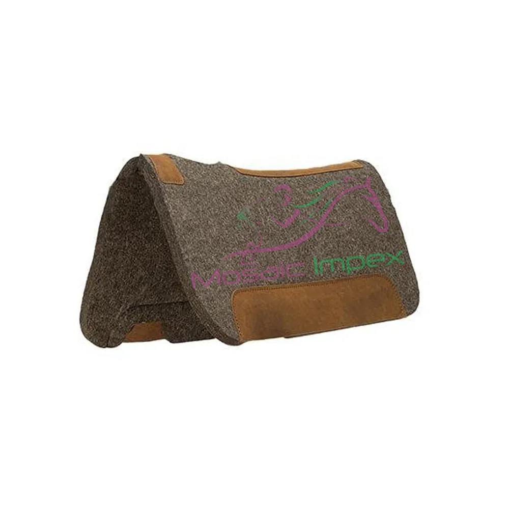 Comfort English Saddle Pad 100% cotton pad features a shock absorbing insulation between layers Manufacturer Custom Quilted West