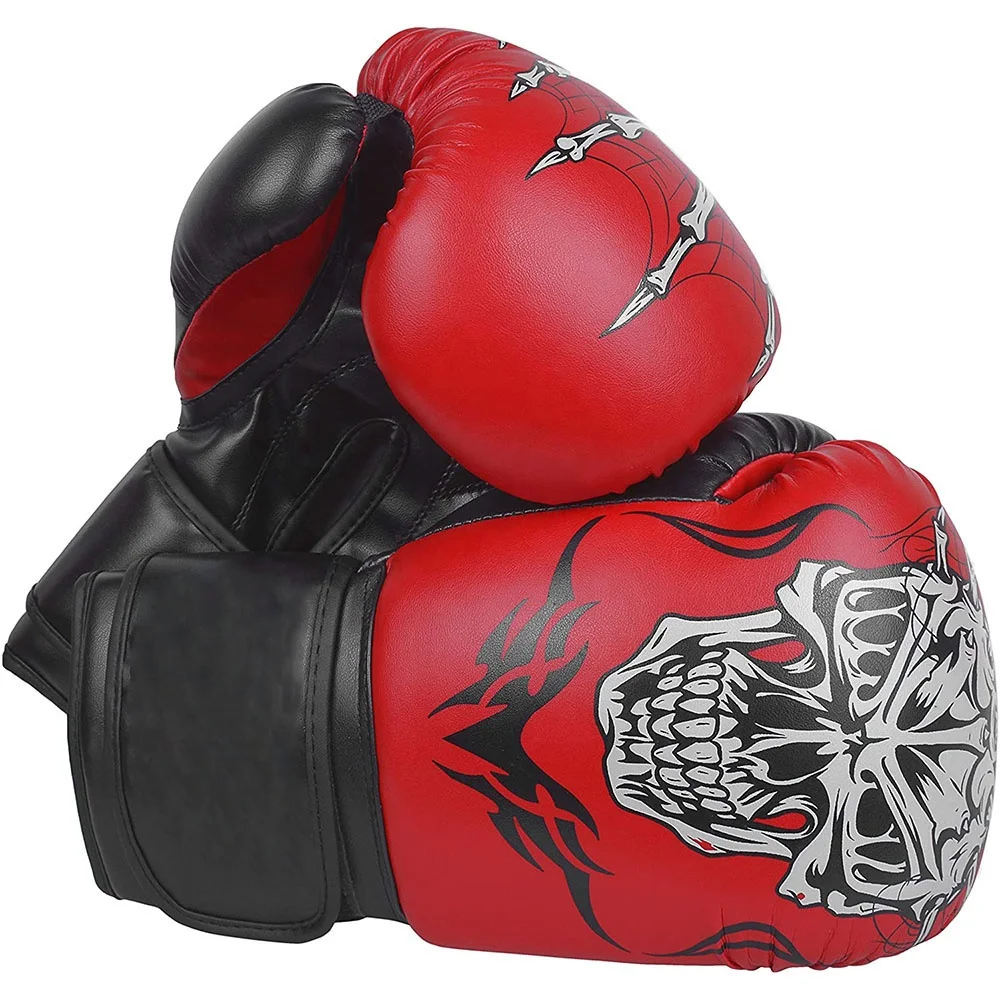 Kids Fitness Boxing Gloves for Kickboxing and Punching Bag Workouts Leather Sizes 8oz 12oz 16oz