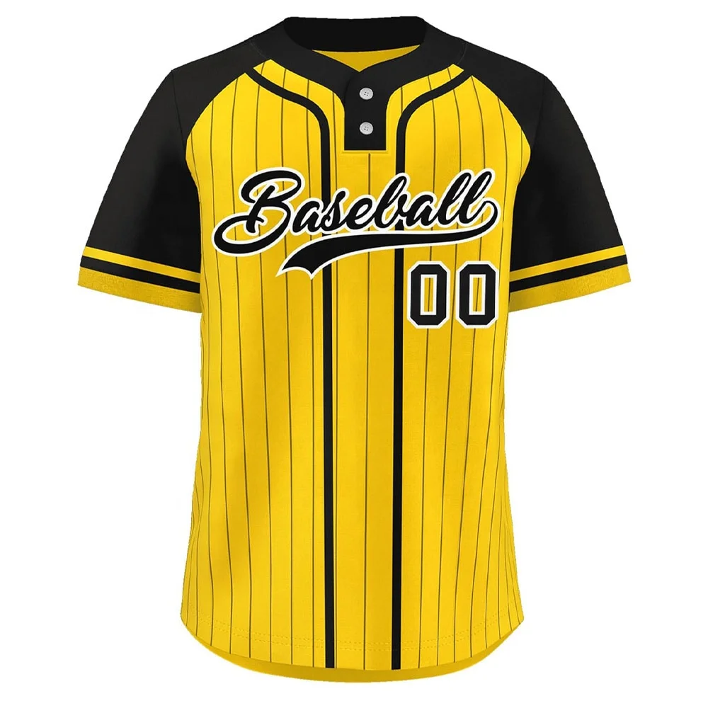 Wholesale Softball Baseball Team Uniform Sports Custom Sublimation Pinstriped Baseball Jersey