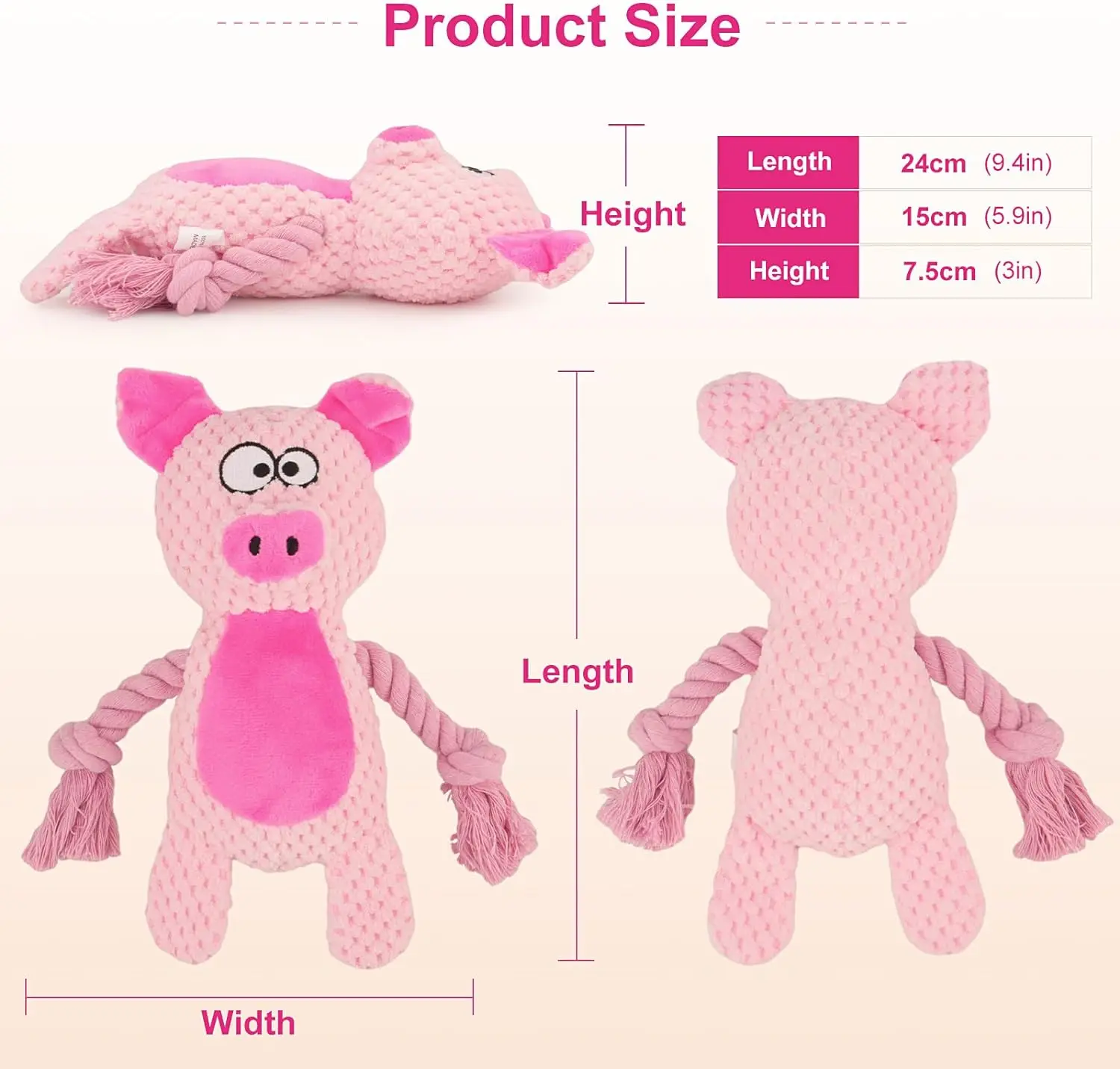 Teething Training Toys Pet Cotton Toy Interactive Colorful Washable Dog Chewing Toy For Teeth Cleaning OEM Made In Vietnam