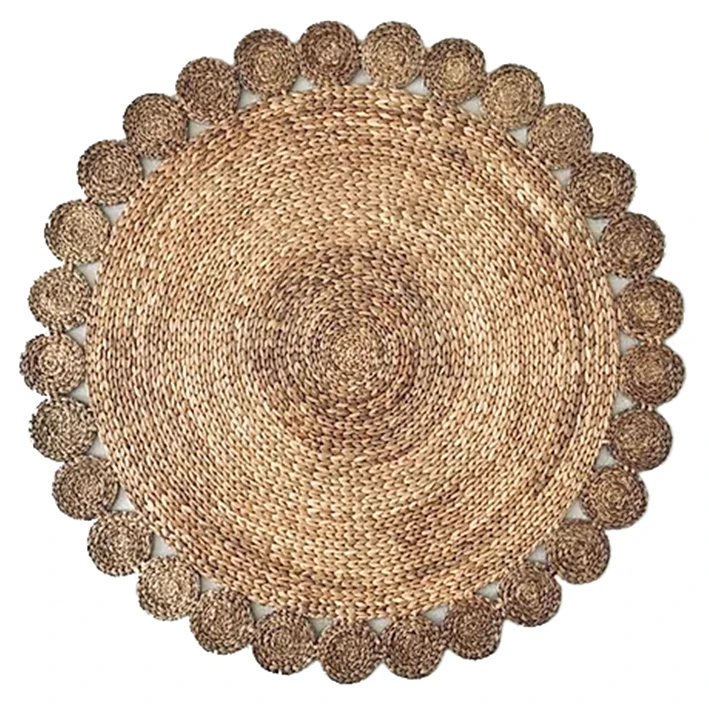 Hot Top Product Water Hyacinth Desk Mats & Pads Area Rugs Carpets Customize Package Bedroom Hall Decor