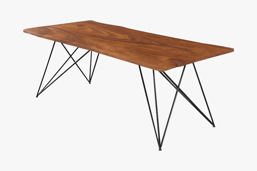 Direct Factory Supply Contemporary Wooden Dining Table Sleek Design for Minimalist Interiors for Sale from India