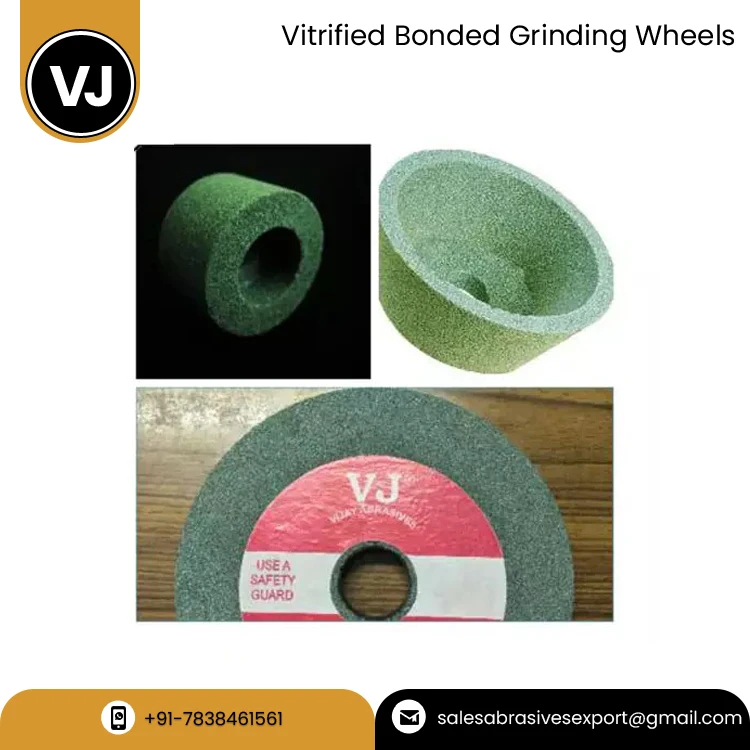Best Quality High Precision Grinding Work Abrasive Tool Vitrified Bonded Grinding Wheels from Trusted Indian Supplier
