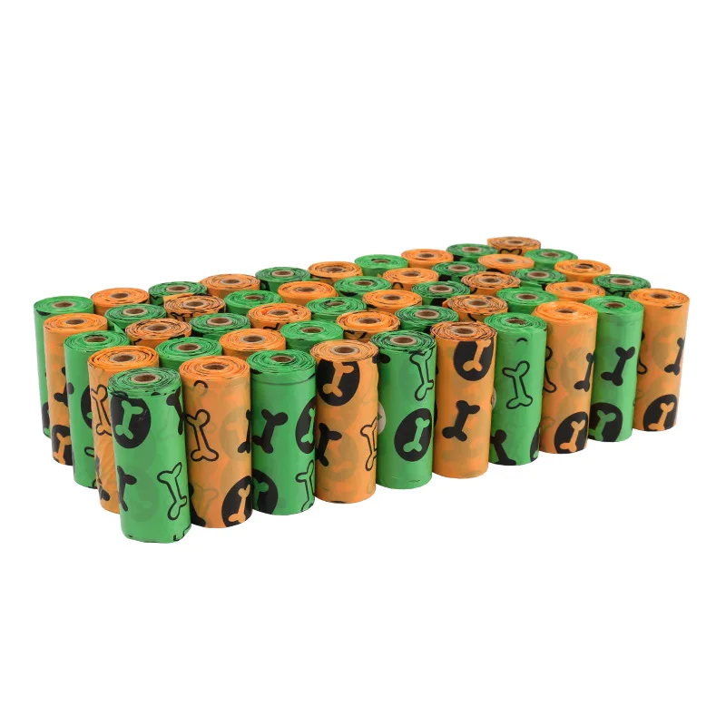 Large Green Unscented Biodegradable Dog Poop Bags Earth-Friendly Pet Supplies for Cats and Other Animals Dropshipping