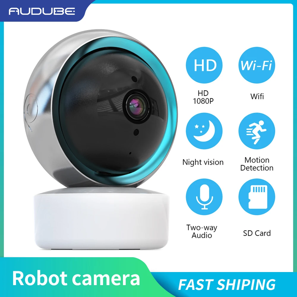 1080P Wifi Smart Home Ip Cctv Camera 2mp Pet Camera Baby monitor Smart Robot 1080P IP Camera