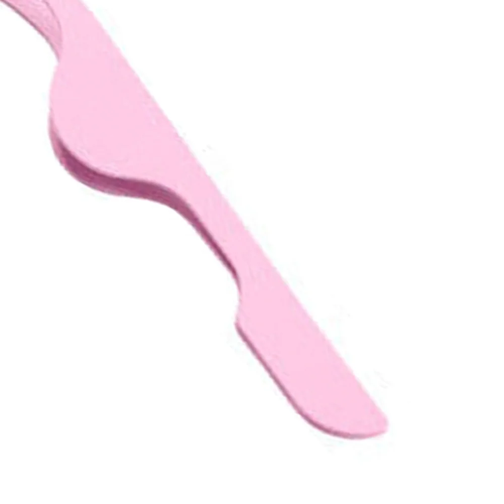 Light pink color Powder Coated Professional Eyelash Applicators Stainless Steel Eyelash Applicators