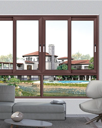 China customized powder coating aluminium frame balcony window casement house aluminum windows