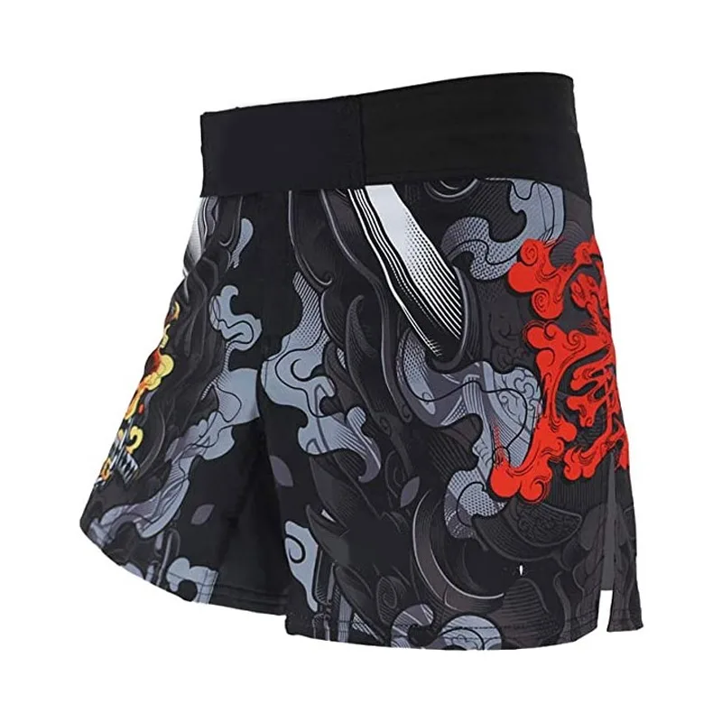 Wholesale custom sublimated printed MMA Boxing Fight Grappling Kick Cage Fighting Short Good Quality MMA Shorts