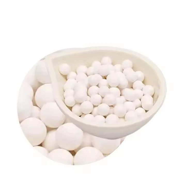 Non-Toxic Moisture Remover 5-8mm Size Activated Alumina Ball Used In Petrochemical from Indian Supplier