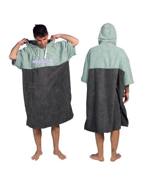 Custom design multi color Bamboo Terry hooded beach towels