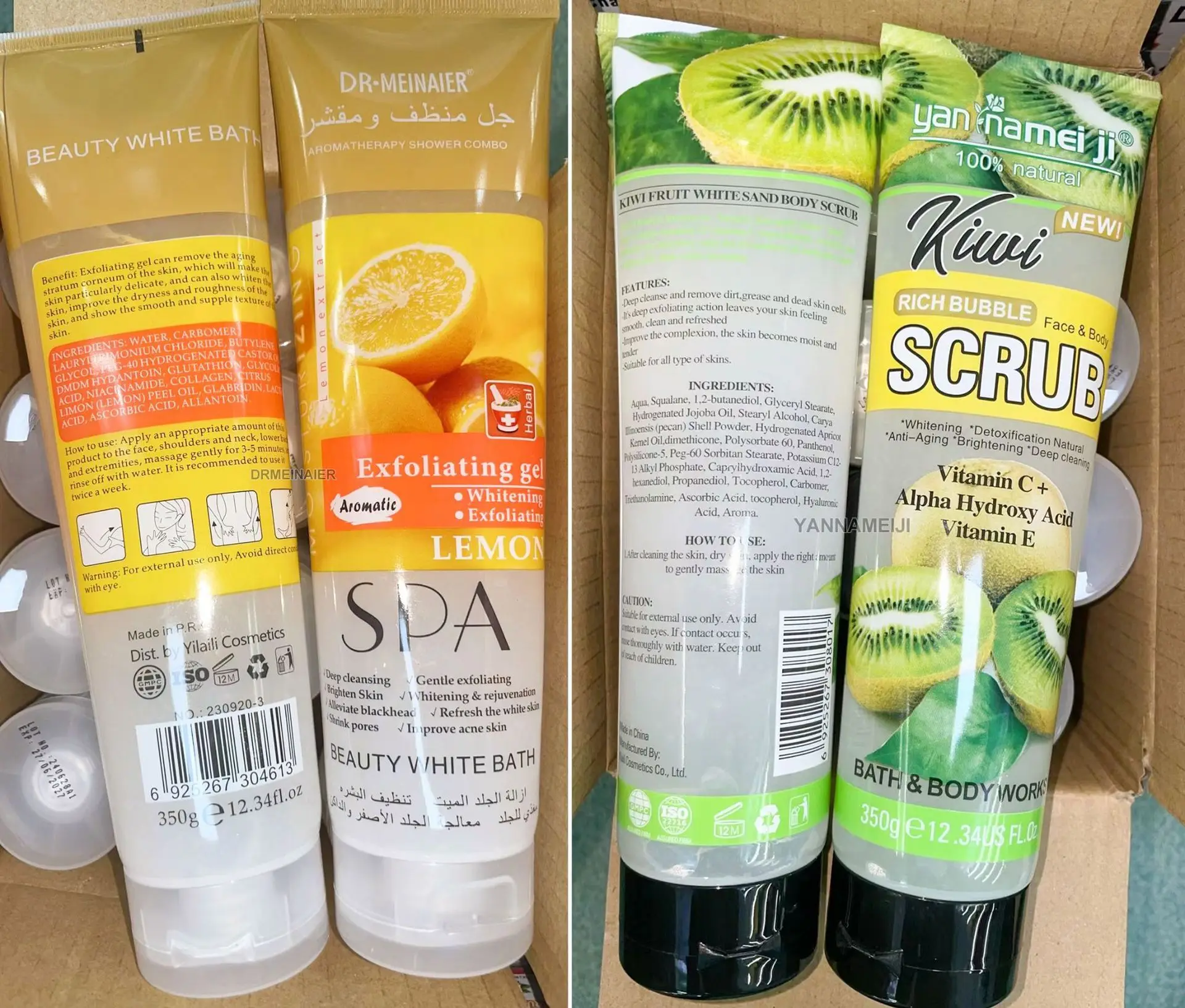 Gentle exfoliating eraser removes dead skin Facial Full body Deep Cleansing pores Tender Skin Scrub Gel