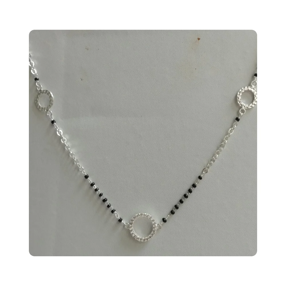 Eternal Love Shines in Sterling Silver Mangalsutras Sterling Silver Mangalsutras Where Love Meets Style