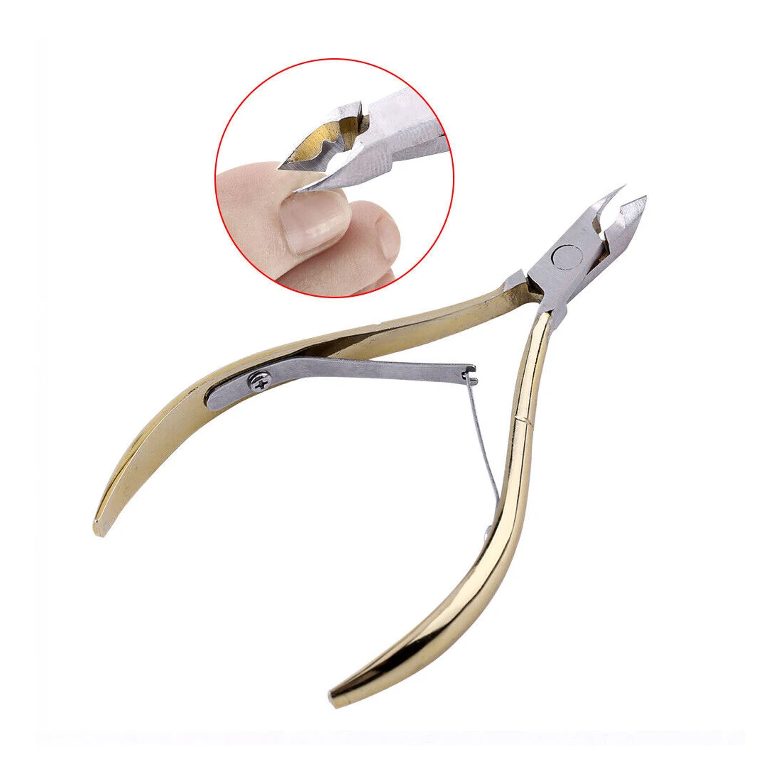 Best Selling Cuticle Nippers Pointed Blade Cuticle Trimmer Stainless Steel Nail Clippers Manicure Tool for Fingernails