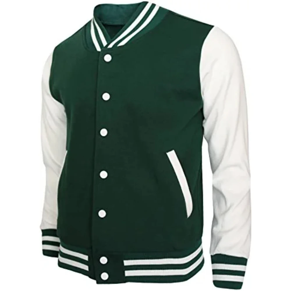 New letter man jacket hot sale casual custom jacket for men match color wholesale turn down coat menswear