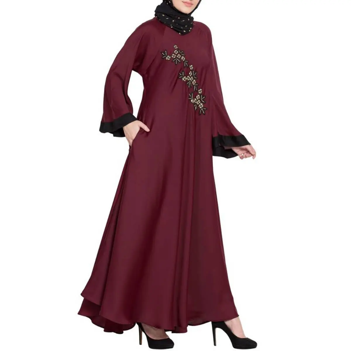 Fashion design hot selling Muslim dress soft pleated abaya for ladies | Women Casual Summer Wear Abaya Juba