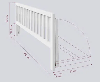 Wooden Headboard and Footboard Bedroom furniture accessories Made in Vietnam Production mass quantity for Global distributors
