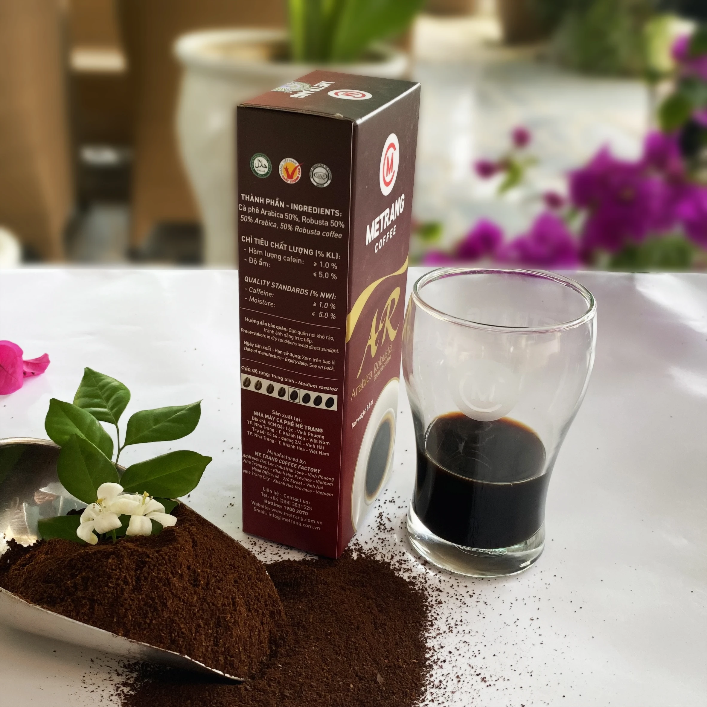 Neutral Taste MEDIUM ROAST Caffeinated Neutralized Chocolate Cocoa Flavor Arabica Robusta Ground Coffee