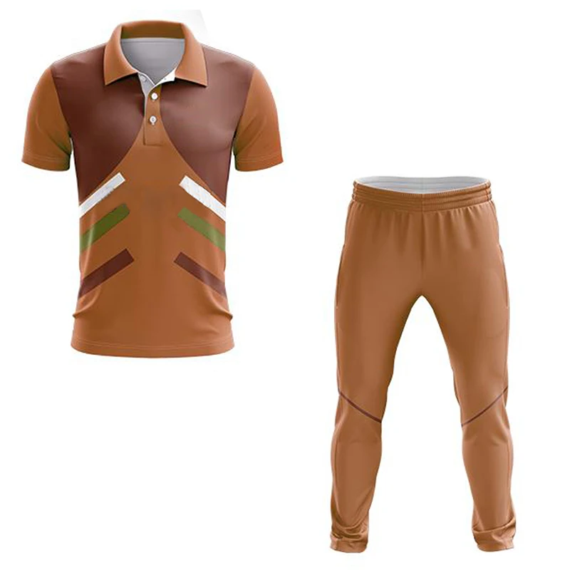 Custom Cricket Kit Uniforms Manufacturer Pakistan Team Design Sublimation Full Hand Made Sport Cricket Uniform