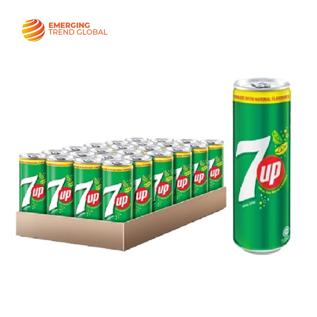 [Malaysia] Fast Shipping 7 Up Soft Drink Can 330ml