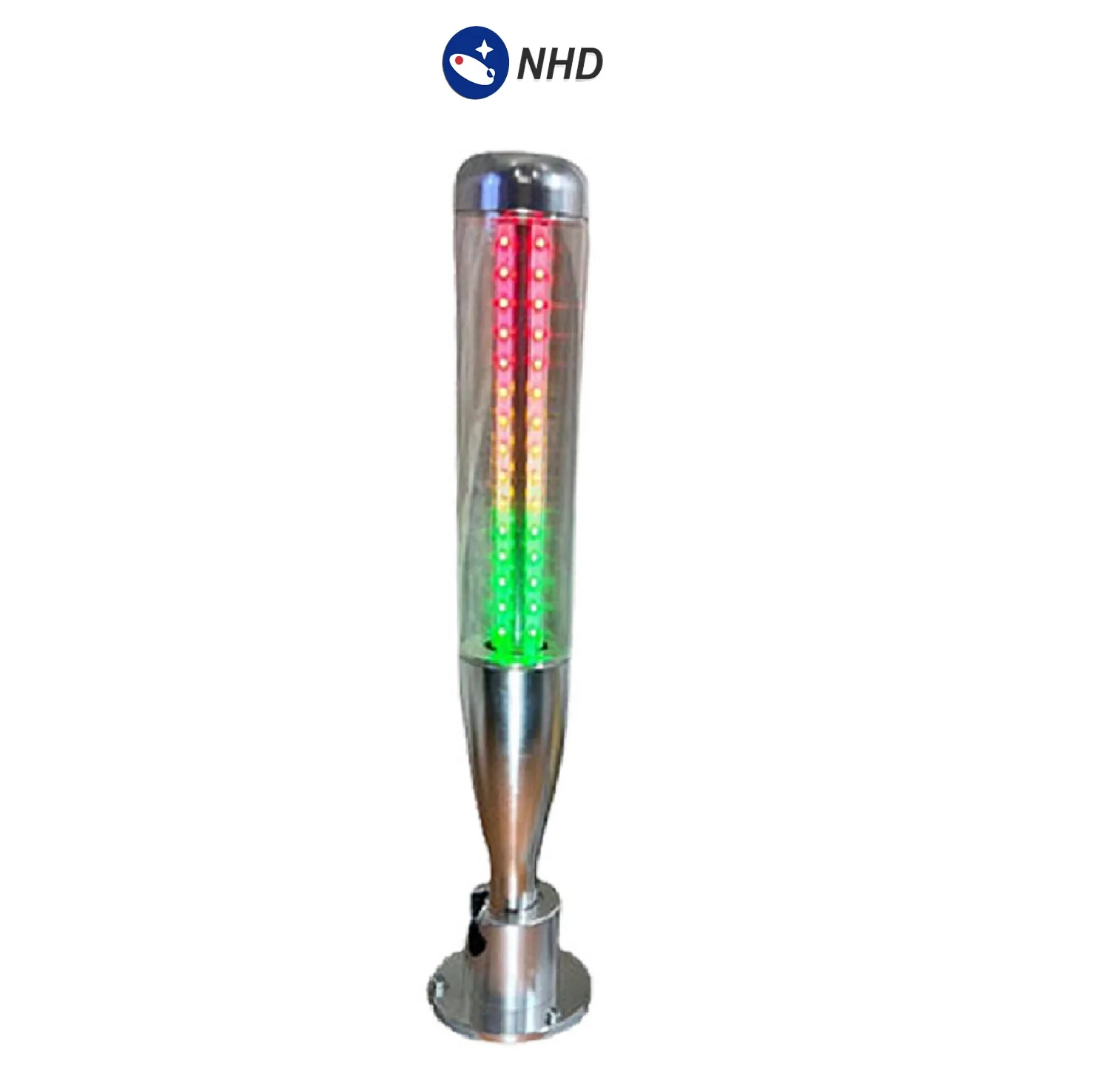 NTLA-F Tower Lamp Rotatable , Red Orange Green , AC/DC 24V , Transparent Light Shade :