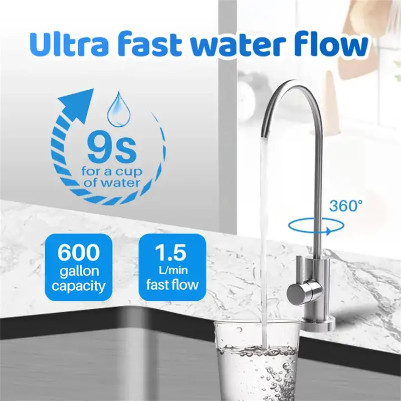 600G 800G 1000G tankless Alkaline water reverse osmosis systems Home Water Filtration System